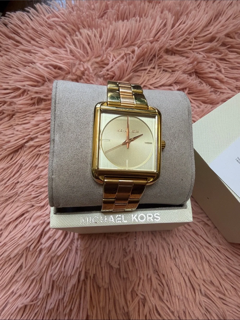Michael Kors lake squeak Gold-tone watch